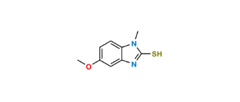 Show details for Omeprazole N1-Methyl 5-Methoxy Thiol Impurity Picture of Omeprazole N1-Methyl 5-Methoxy Thiol Impurity