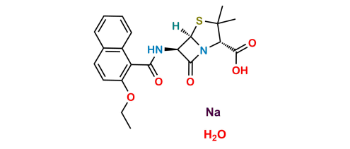 Picture of Nafcillin sodium salt monohydrate 