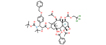 Picture of 3’-p-O-Benzyl-N-desbenzoyl-N-tert-butoxycarbonyl-N,O-isopropylidene-7-{[(2,2,2,-trichloroethyl)oxy]carbonyl} Paclitaxel