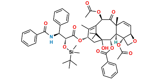Picture of 2’-O-(tert-Butyldimethylsilyl)-6,7-dehydro Paclitaxel