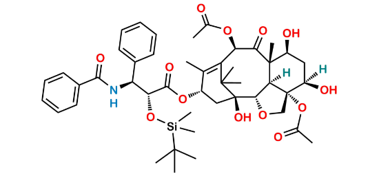 Picture of 2’-O-tert-Butyl(dimethyl)silyl-2-debenzoyl-[2,4]-oxol Paclitaxel