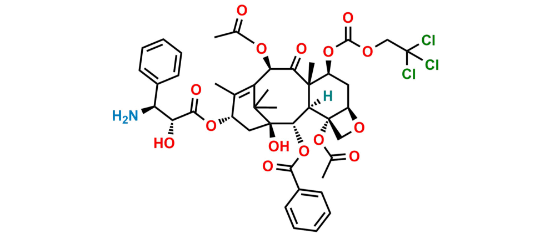 Picture of N-Debenzoyl-7-{[(2,2,2,-trichloroethyl)oxy]carbonyl} Paclitaxel