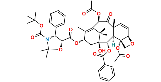 Picture of N-Desbenzoyl-N-tert-butoxycarbonyl-N,O-isopropylidene-6,7-dehydro Paclitaxel