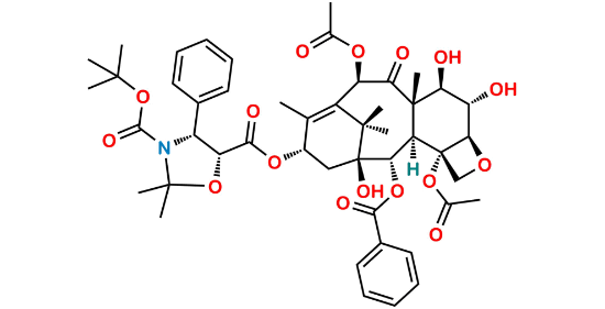 Picture of N-Desbenzoyl-N-tert-butoxycarbonyl-N,O-isopropylidene 6α-Hydroxy Paclitaxel