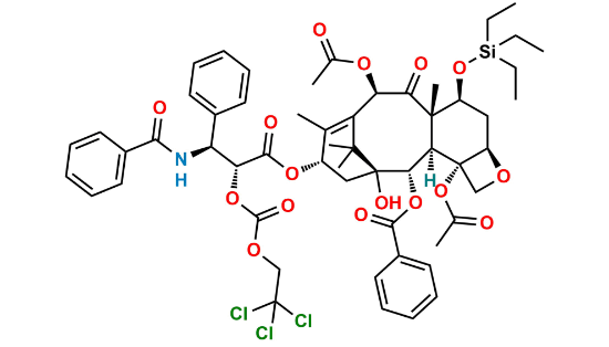 Picture of 2’-O-{[(2,2,2,-Trichloroethyl)oxy]carbonyl-7-O-(triethylsilyl) Paclitaxel