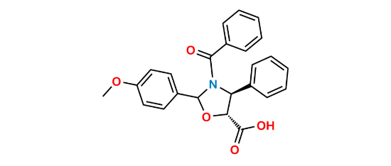 Picture of (4S,5R)-3-Benzoyl-2-(4-methoxyphenyl)-4-phenyloxazolidine-5-carboxylic Acid