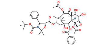 Picture of 13-{[(3-t-Boc)-2,2-dimethyl-4S-phenyl-1,3-oxazolidin-5R-yl]formyl}-6α,7β-dihydroxy Baccatin III