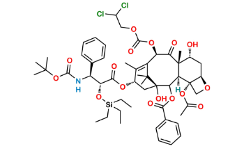 Picture of 10-(O-2,2-Dichloroethoxycarbonyl) 13-(3-O-TES) 7-Epi Docetaxel
