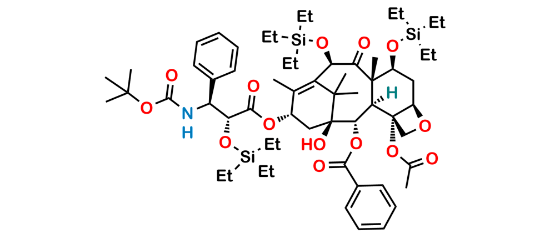 Picture of Docetaxel 2’,7,10-Tris(triethylsilyl) Ether