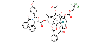 Picture of 7-{[(2,2,2,-Trichloroethyl)oxy]carbonyl} Baccatin III (4S, 5S)-3-Benzoyl-2-(4-methoxyphenyl)-4-phenyl-5-oxazolidinecarboxylate