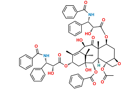Picture of 7,13-bissidechain 10-deacetyl-paclitaxelstructure