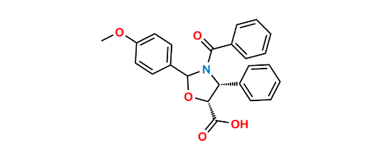 Picture of (4R,5R)-3-Benzoyl-2-(4-anisyl)-4-phenyl-5-oxazolidinecarboxylic Acid