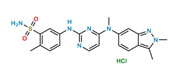 Show details for Pazopanib Hydrochloride Picture of Pazopanib Hydrochloride