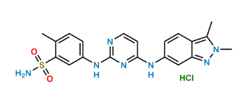 Show details for Pazopanib Desmethyl Impurity Picture of Pazopanib Desmethyl Impurity