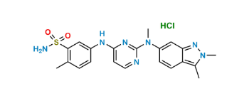 Show details for Pazopanib Impurity 12 Picture of Pazopanib Impurity 12