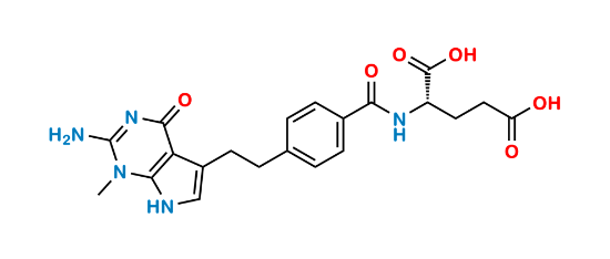 Picture of Pemetrexed EP Impurity A (N-Methyl Pemetrexed)