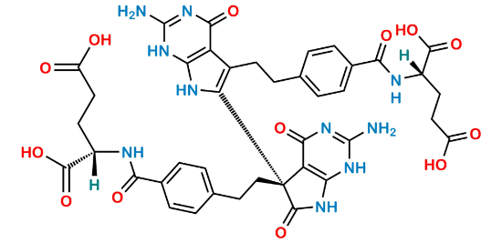 Picture of Pemetrexed EP Impurity C  (Pemetrexed S-dimer)
