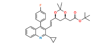 Picture of Pitavastatin Acetonide t-Butyl Ester