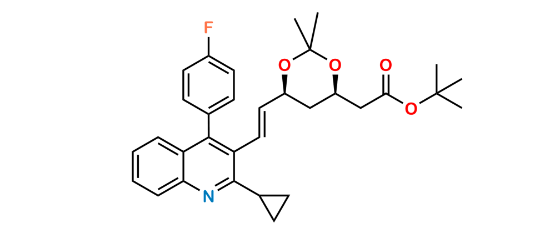 Picture of Pitavastatin Acetonide t-Butyl Ester