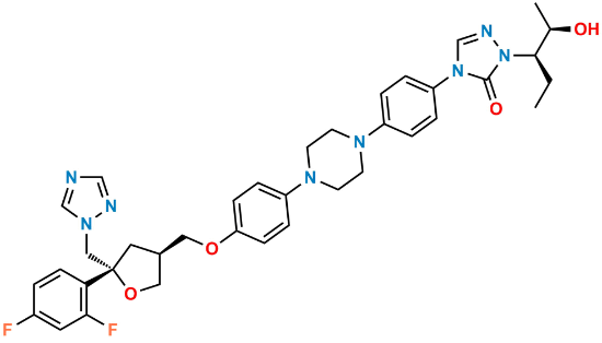 Picture of Posaconazole Diastereoisomer 2 (R,S,R,R)