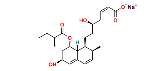 Picture of Pravastatin 2,3-Anhydro Acid Sodium Salt
