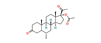 Picture of Medroxyprogesterone EP Impurity F (4,5-beta-Dihydromedroxyprogesterone acetate)