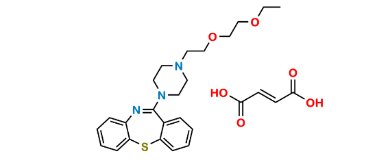Picture of Quetiapine Ethyl Ether (Fumarate)