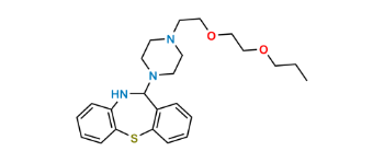 Picture of 2-[2-(4-Dibenzo[b,f] [1,4]thiazepine-11-yl-1-piperazineyl)ethoxyl]-1-ethyl Ethanol