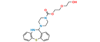 Picture of 2-(2-Hydroxyethoxy)ethyl 2-[2-(4-Dibenzo[b,f] [1,4]thiazepine-11-piperazineyl)] -1-carboxylate