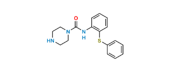 Picture of Quetiapine Impurity III (N-[2-(Phenylthio)phenyl]-1-piperazinecarboxamide)