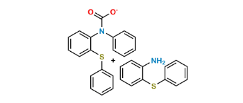 Picture of 2-amino biphenyl sulphide and phenyl-2-(phenylthio)-phenylcarbamate