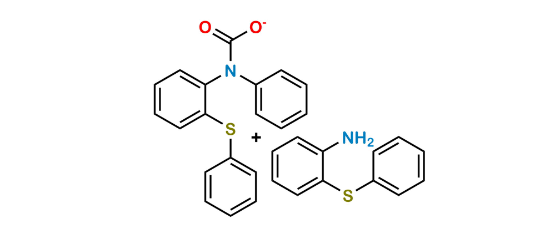 Picture of 2-amino biphenyl sulphide and phenyl-2-(phenylthio)-phenylcarbamate