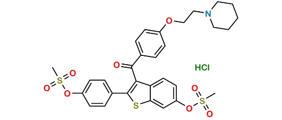 Picture of Raloxifene Dimesylate Hydrochloride