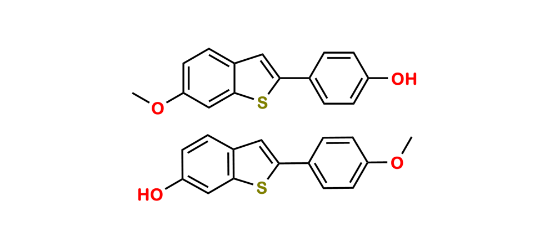 Picture of Raloxifene (Mixture of Impurity  8 & 9)
