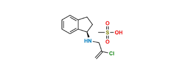 Picture of 2-Chloro Rasagiline Methanesulfonate Impurity