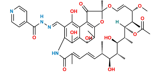 Picture of 3-Formyl Rifamycin Isonicotinoyl Hydrazone