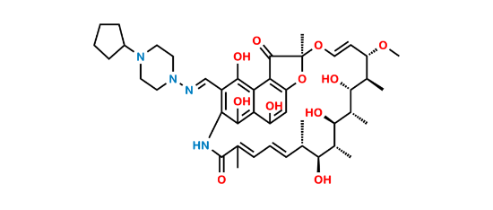 Picture of 25-Desacetyl Rifapentine