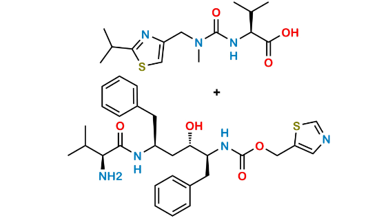 Picture of Mixture of Ureidovaline and N-deacylvaline Ritonavir