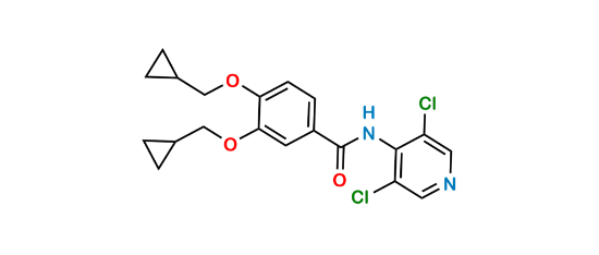 Picture of Roflumilast Dicyclopropylmethoxy Impurity 