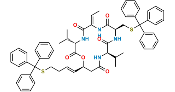 Picture of Romidepsin Di-S-trityl impurity
