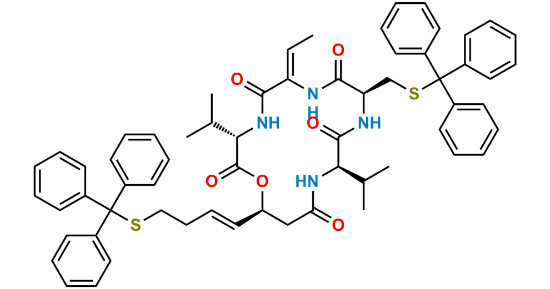 Picture of Romidepsin Di-S-trityl impurity