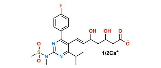 Picture of Rosuvastatin EP Impurity B (Calcium Salt)