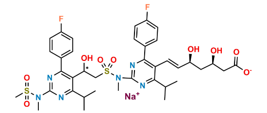 Picture of Rosuvastatin EP Impurity E (Sodium Salt)