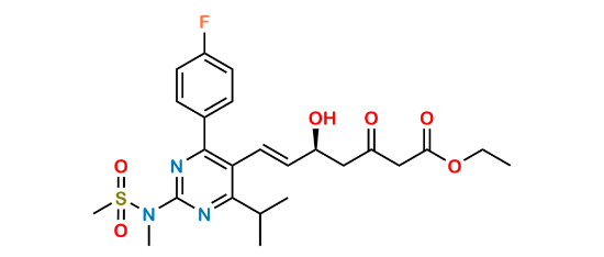 Picture of Rosuvastatin 3-Oxo Acid Ethyl Ester