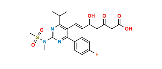 Picture of 5-Hydroxy-3-keto Rosuvastatin
