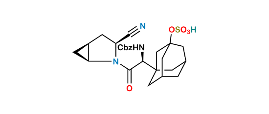 Picture of Saxagliptin N-Carboxybenzyl O-Sulfate