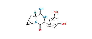 Picture of (1aS,4S,6aR,7aS)-6-Amino-4-(3,5-dihydroxytricyclo[3.3.1.13,7]dec-1-yl)-1,1a,4,6a,7,7a-hexahydro-3H-cyclopropa[4,5]pyrrolo[1,2-a]pyrazin-3-one
