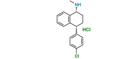 Picture of (1R,4R)-Sertraline 4-Chlorophenyl Impurity HCl
