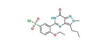 Picture of Demethylpiperazinyl Iso Sildenafil Sulfonyl Chloride