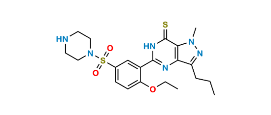 Picture of Sildenafil N-Desmethyl Thione Impurity